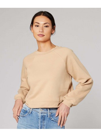 Bella+Canvas Women's raglan pullover fleece