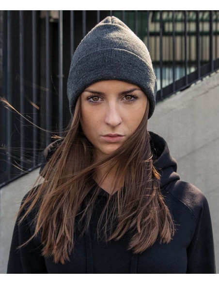 Build Your Brand Heavy knit beanie