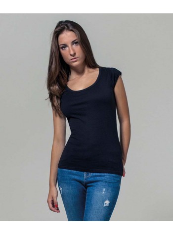 Build Your Brand Women's back cut tee