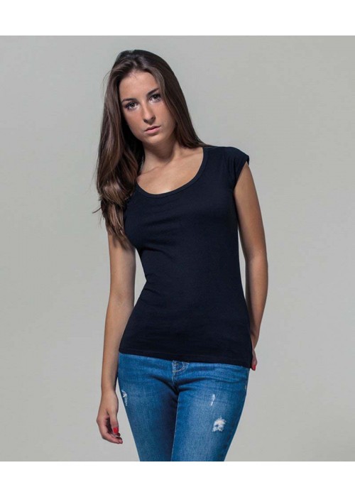 Build Your Brand Women's back cut tee