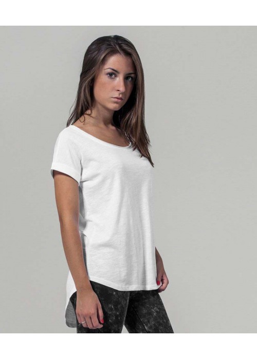 Build Your Brand Women's long slub tee