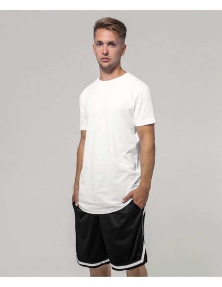 Build Your Brand Two-tone mesh shorts