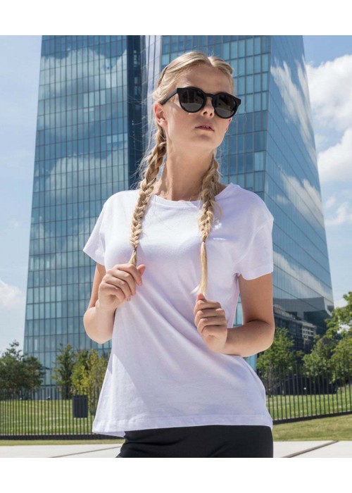 Build Your Brand Women's box tee