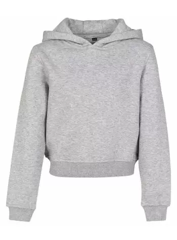 Build Your Brand Girls cropped sweat hoodie