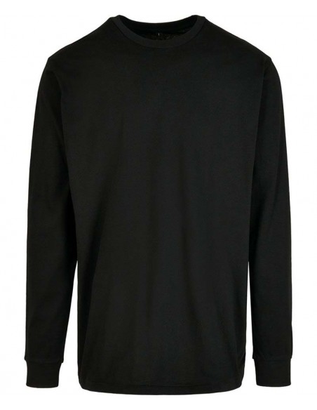 Build Your Brand Organic long sleeve with cuff rib
