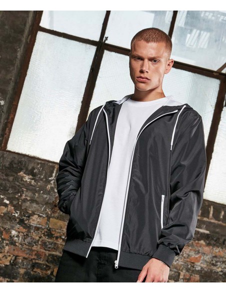 Build Your Brand Recycled windrunner