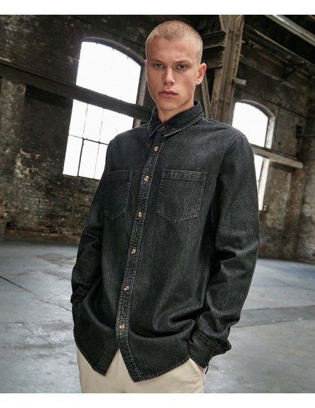 Build Your Brand Denim shirt