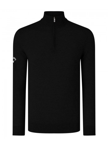 Callaway Ribbed ¼ zip Merino sweater