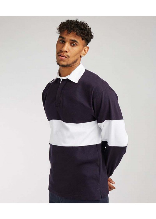 Front Row Panelled rugby shirt