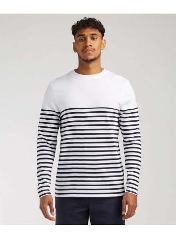 Front Row Long sleeve Breton striped T