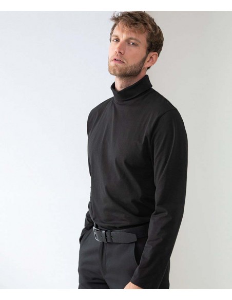 Henbury Long sleeve roll neck top