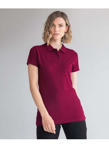 Henbury Women's micro-fine piqué polo shirt