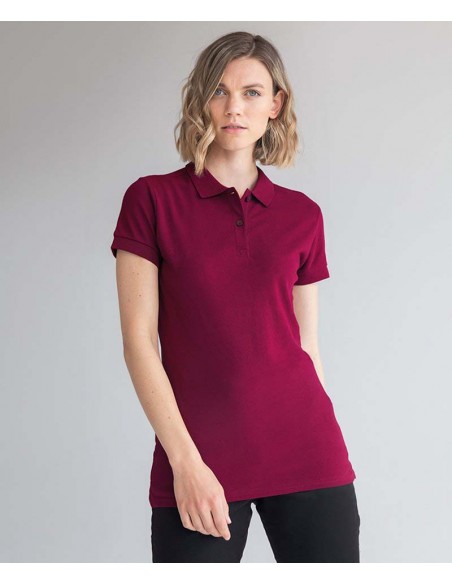 Henbury Women's micro-fine piqué polo shirt