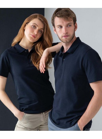 Henbury Stretch piqué polo shirt