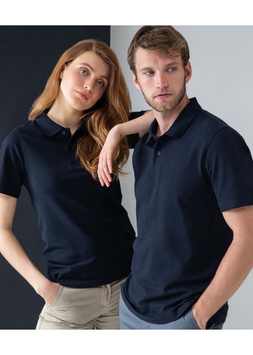 Henbury Stretch piqué polo shirt