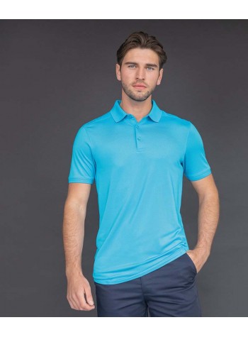 Henbury Stretch polo shirt with wicking finish (slim fit)
