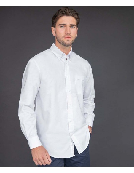 Henbury Long sleeve classic Oxford shirt