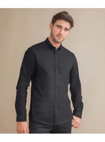 Henbury Modern long sleeve Oxford shirt