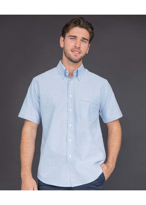 Henbury Short sleeve classic Oxford shirt