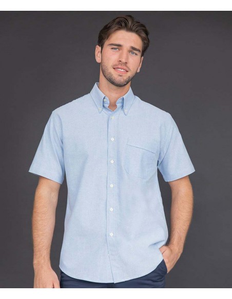 Henbury Short sleeve classic Oxford shirt