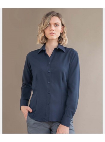 Henbury Women's wicking antibacterial long sleeve shirt