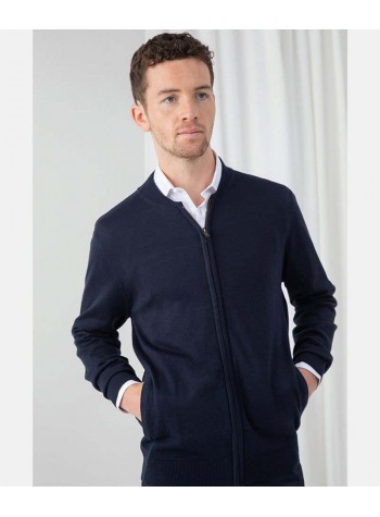 Henbury Unisex zip-through cardigan