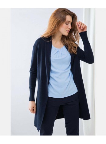 Henbury Women's longline open cardigan