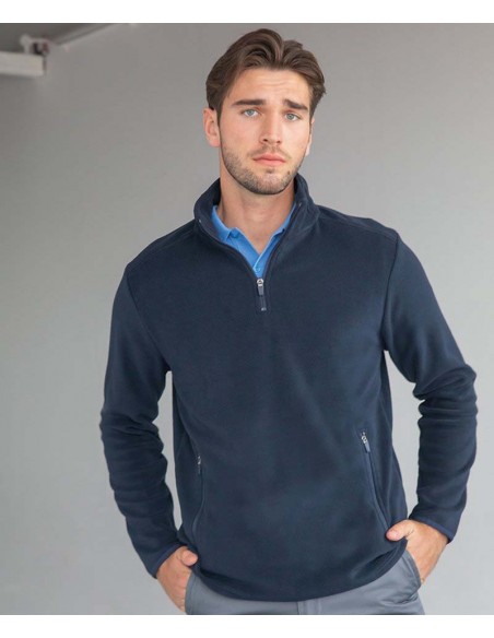 Henbury ¼ zip microfleece jacket