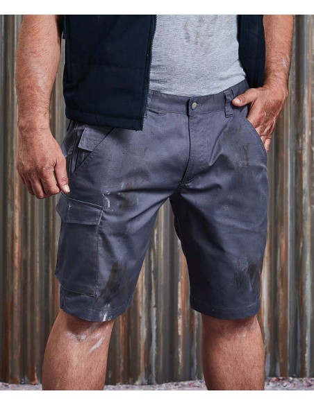 Russell Collection Polycotton twill workwear shorts