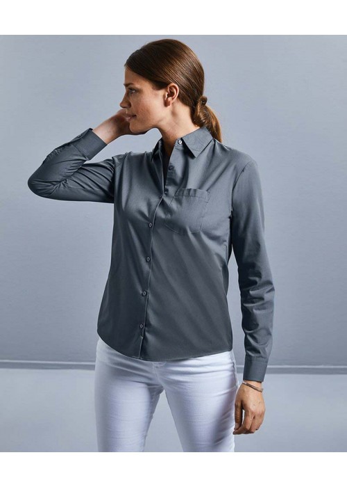 Russell Collection Women's long sleeve...
