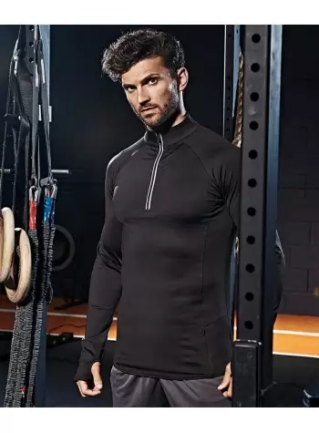 AWDis Just Cool Cool Flex long half-zip top