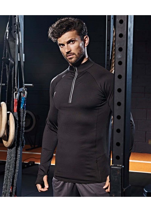 AWDis Just Cool Cool Flex long half-zip top