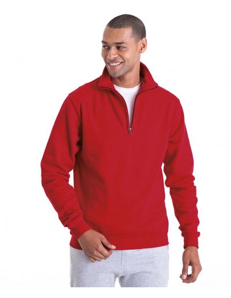 AWDis Just Hoods Sophomore ¼ zip sweatshirt
