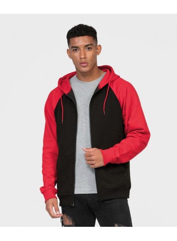 AWDis Just Hoods Baseball zoodie