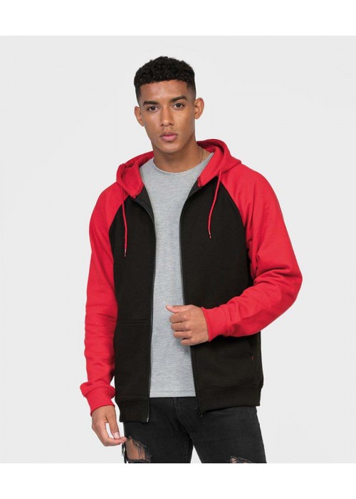 AWDis Just Hoods Baseball zoodie