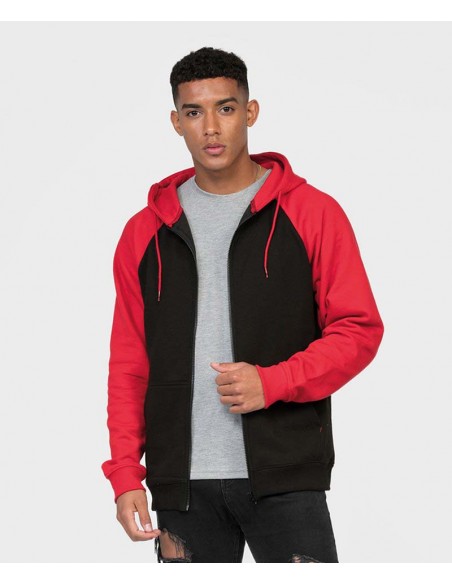 AWDis Just Hoods Baseball zoodie