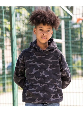 AWDis Just Hoods Kids camo hoodie