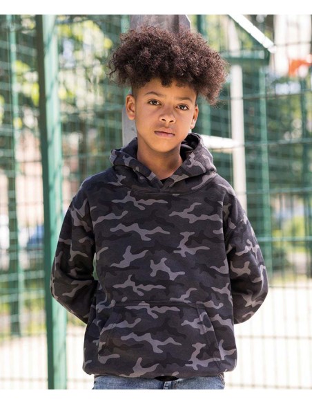 AWDis Just Hoods Kids camo hoodie