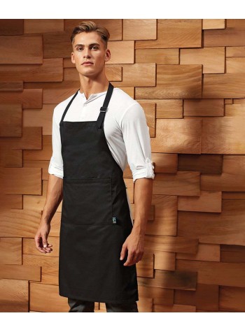Premier Cotton bib apron, organic and Fairtrade certified