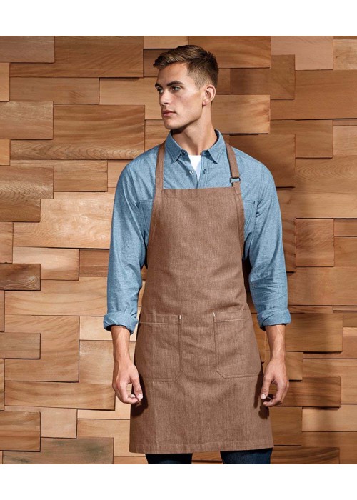 Premier Cotton denim bib apron, organic and...