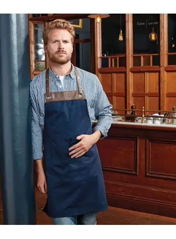 Premier Espresso bib apron