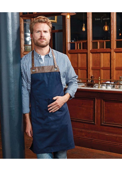 Premier Espresso bib apron
