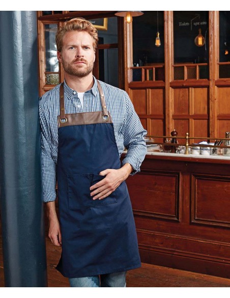 Premier Espresso bib apron