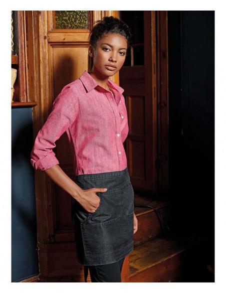 Premier Jeans stitch denim waist apron