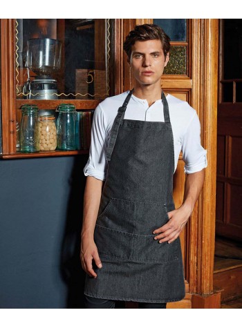 Premier Jeans stitch bib apron