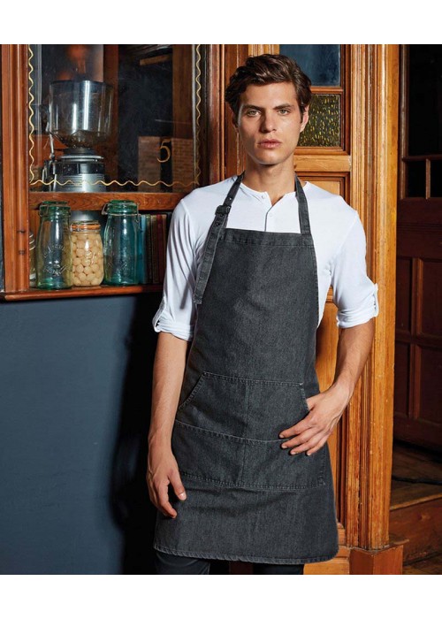 Premier Jeans stitch bib apron