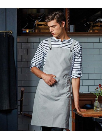 Premier Cross back 'barista' bib apron