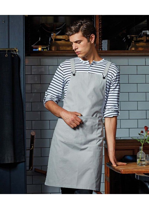 Premier Cross back 'barista' bib apron