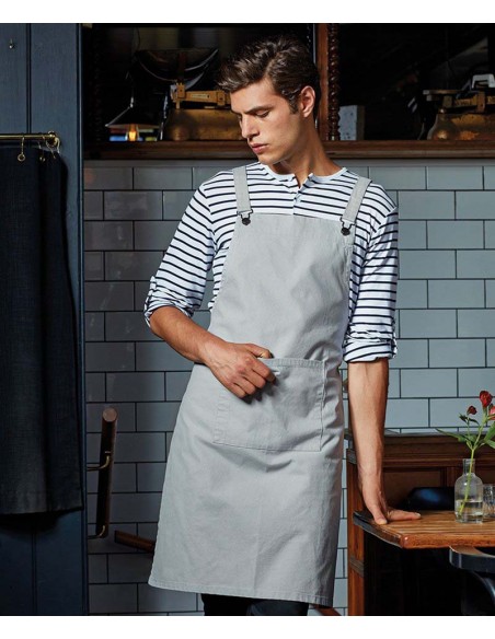 Premier Cross back 'barista' bib apron