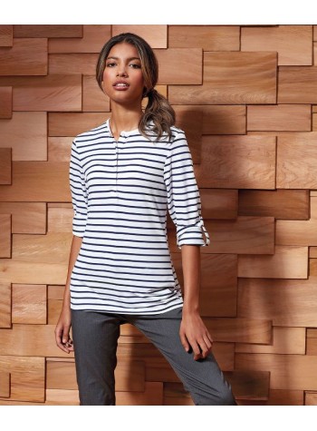 Premier Women's Long John roll-sleeve tee